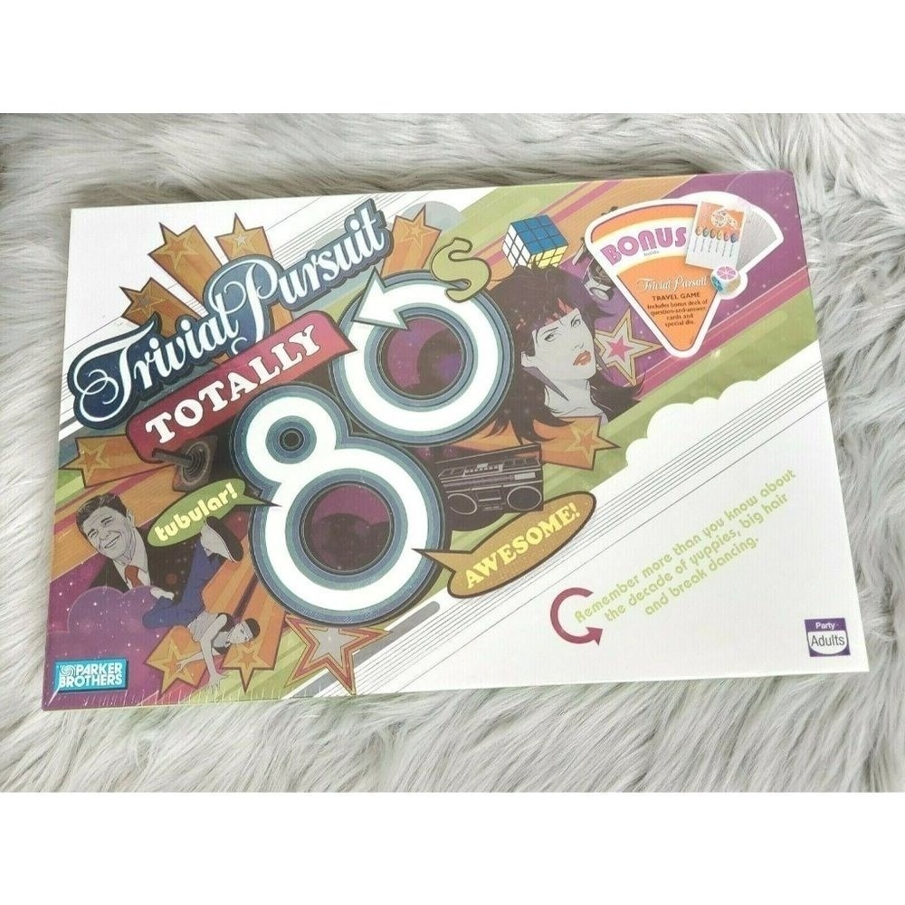 Trivial Pursuit Totally 80's Edition Parker Board Game
